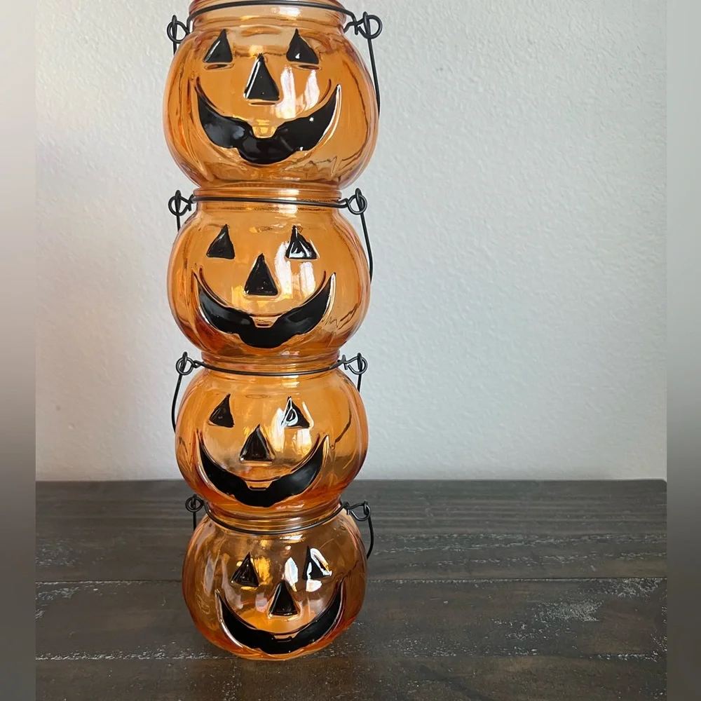 Glass Pumpkins - Set of 4